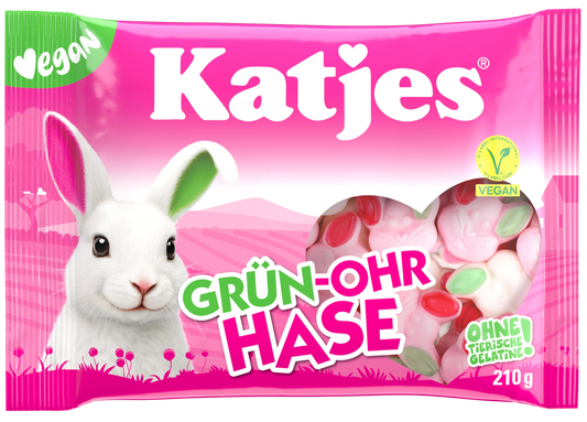 Katjes – Lapin aux oreilles vertes 210 g
