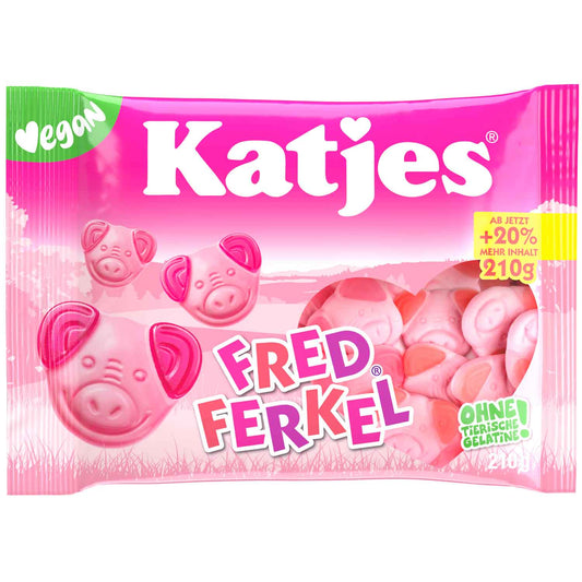 Katjes Fred – Porcelet en guimauve 210 g